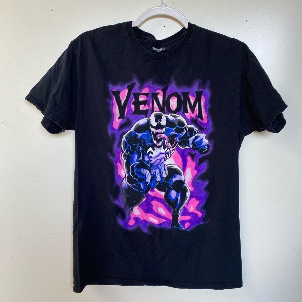 Marvel Black Venom Short Sleeve Tee